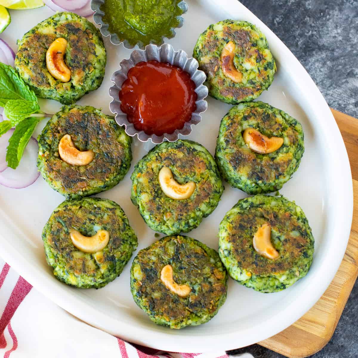Hara Bhara Kabab (Veg)