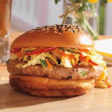 Chicken Schezwan Burger
